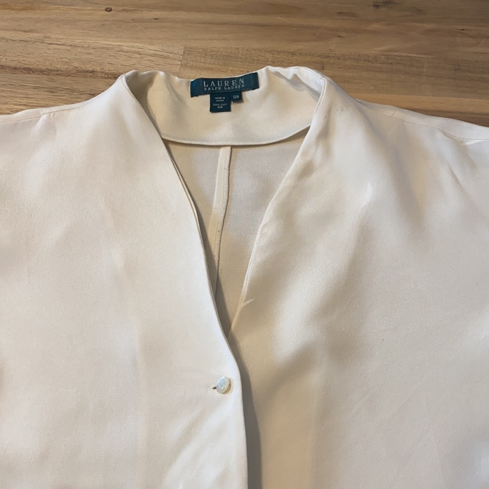 RALPH LAUREN 100% silk blouse FINAL PRICE - Picture 6 of 7
